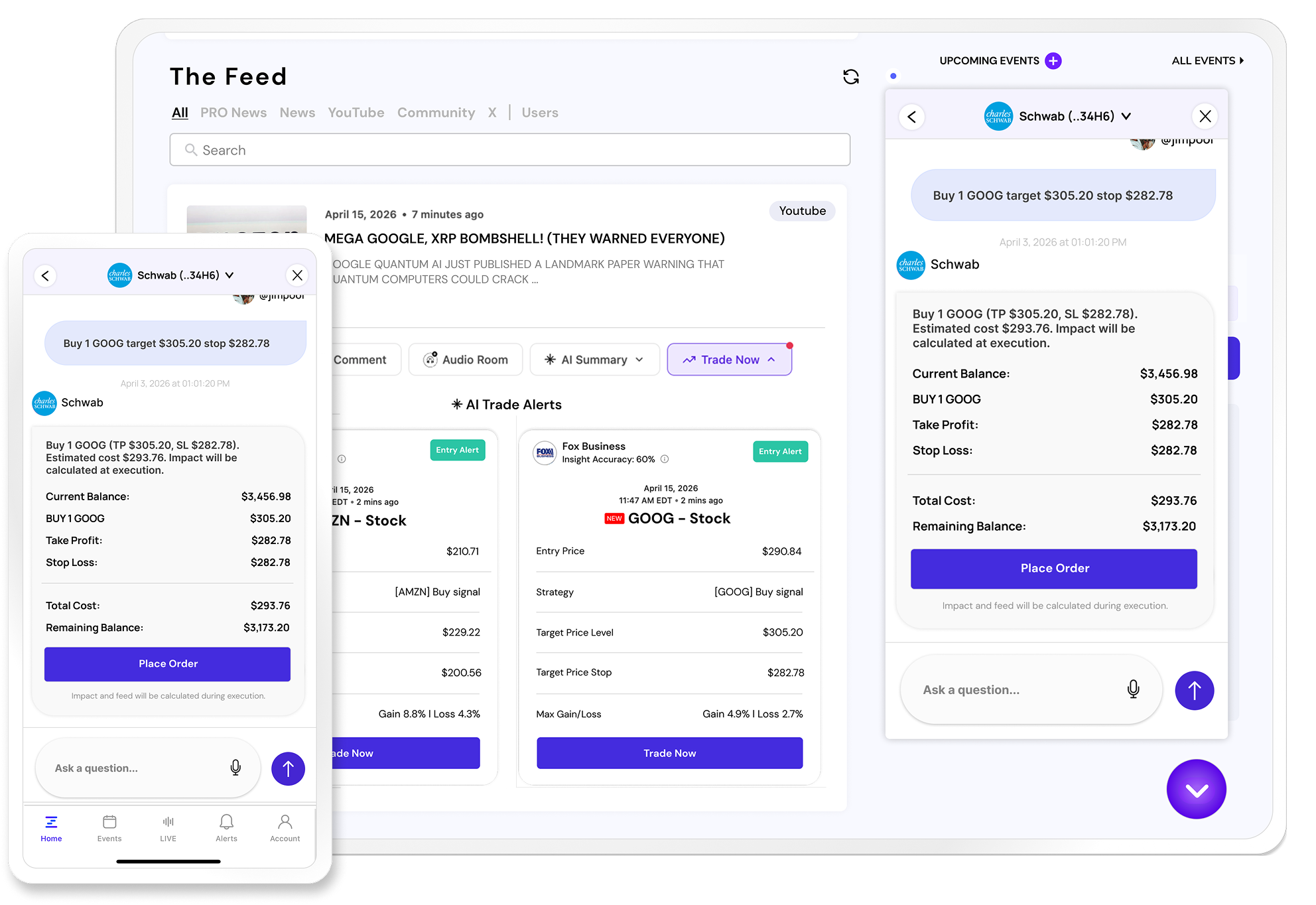 TradeZ AI Copilot interface